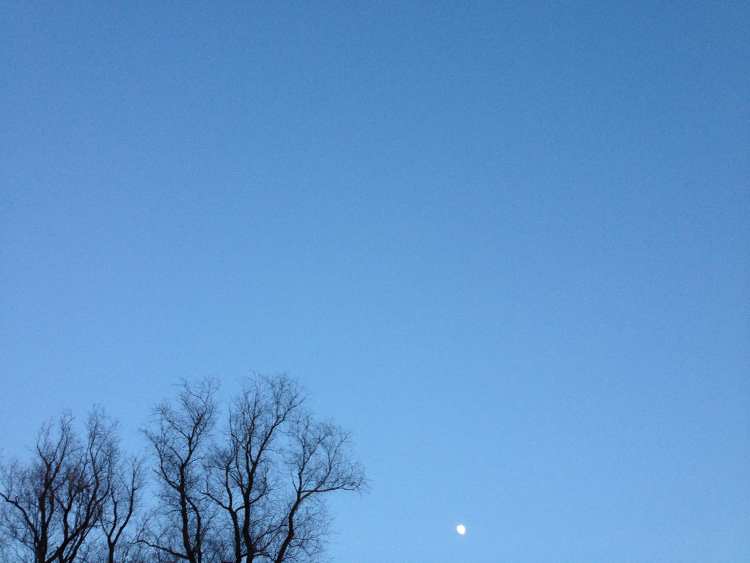 Himmel in der Dämmerung