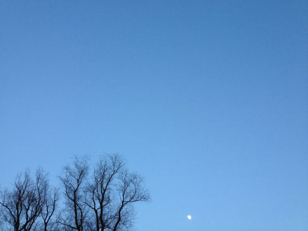 Himmel in der Dämmerung